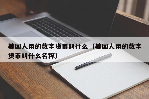 美国人用的数字货币叫什么（美国人用的数字货币叫什么名称）