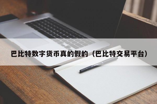 巴比特数字货币真的假的（巴比特交易平台）