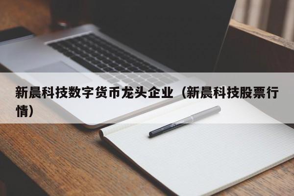 新晨科技数字货币龙头企业（新晨科技股票行情）