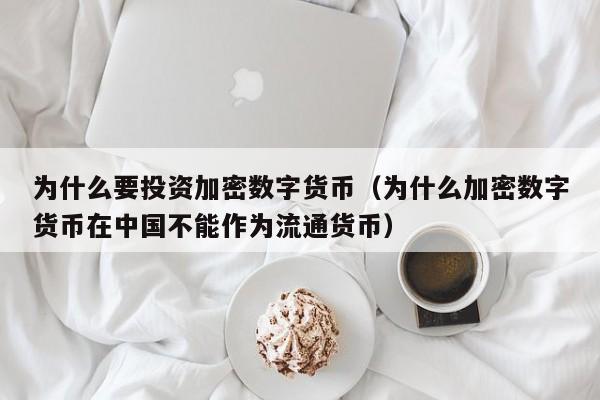 为什么要投资加密数字货币（为什么加密数字货币在中国不能作为流通货币）