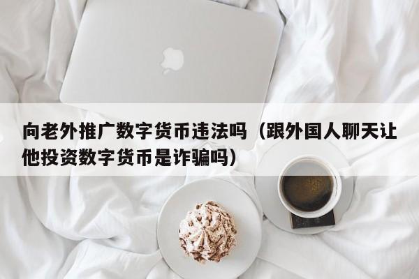 向老外推广数字货币违法吗（跟外国人聊天让他投资数字货币是诈骗吗）