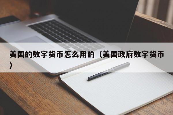 美国的数字货币怎么用的（美国政府数字货币）